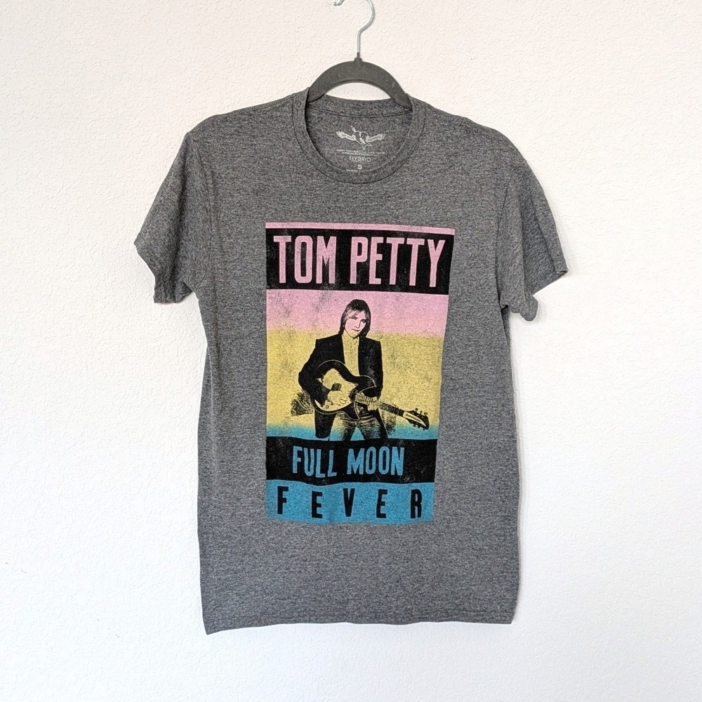Tom Petty Full Moon Fever Graphic T-Shirt Men's Small Rock Tee‎